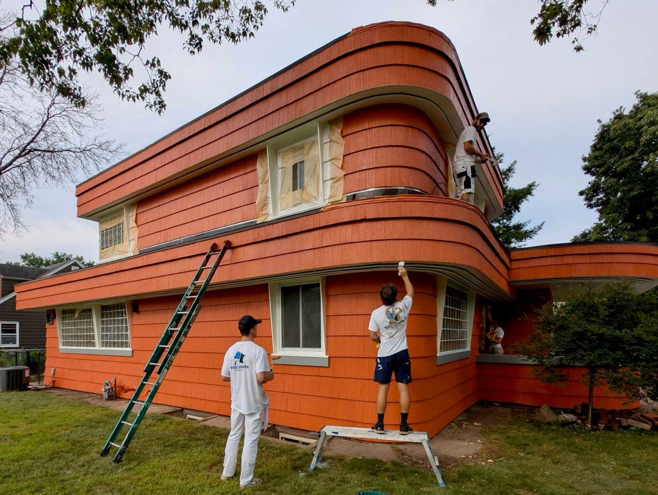 Historic Renovation Brings Orange Vibrancy image