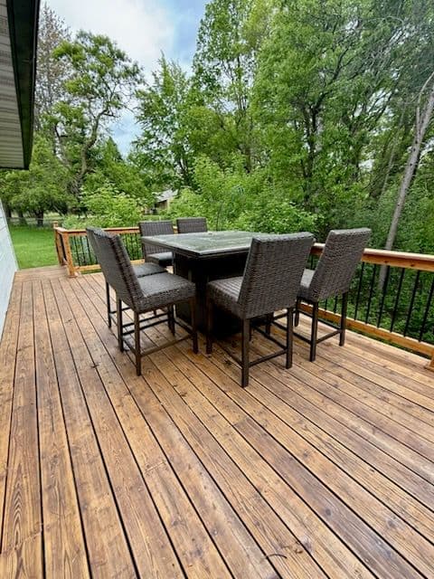 Gallery photos for Expert Deck Staining in Eau Claire Wisconsin: Image #1