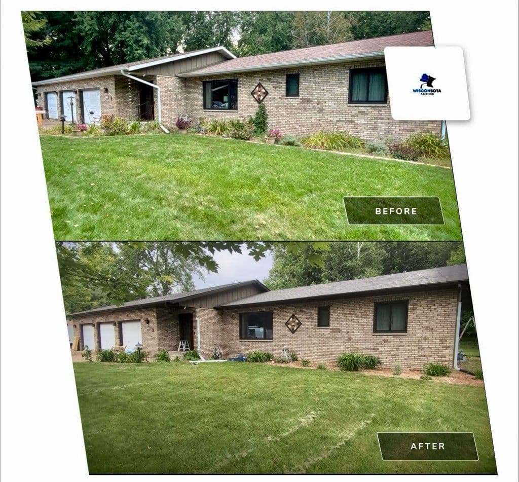 Gallery photos for Dazzling Home Exterior Transformation in Eau Claire: Image #2
