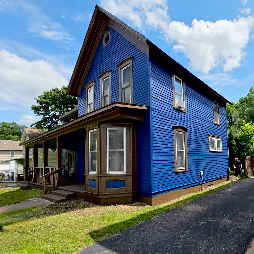Project Victorian Home Revamp in Vibrant Cobalt Blue image