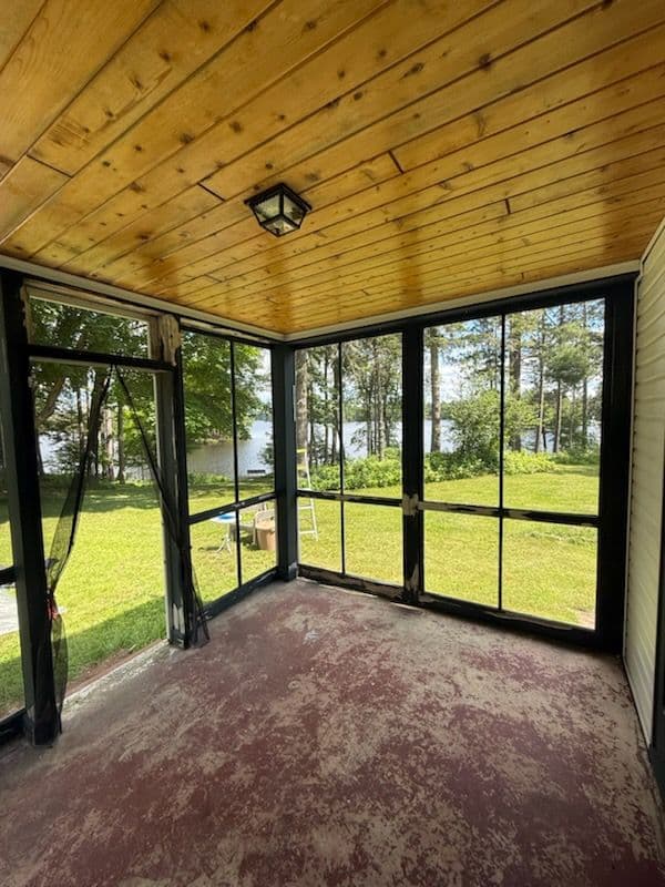 Gallery photos for 3-Season Porch Transformation in Eau Claire WI: Image #1